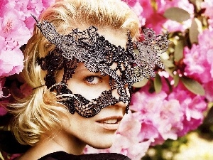 Blonde, Mask, Eva Herzigova