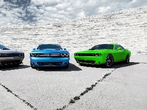 blue, 2015, Green, Dodge, Silver, Challenger