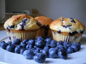 blueberries, Muffins