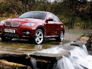 BMW X6, brook, cherry