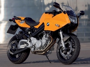 BMW F800S, Lamp, Yellow