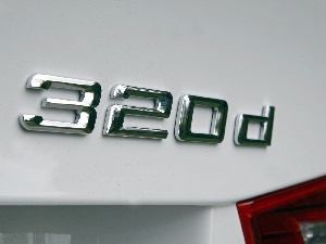 logo, BMW 320d