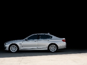 shadow, BMW 5 Series F10, Left, side