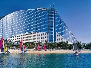 boats, Dubaj, Hotel hall, Jumeirah