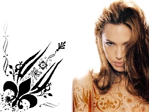 Body, henna, Angelina Jolie