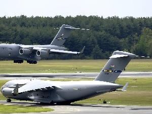 Jet, Boeing C-17 Globemaster III, airport