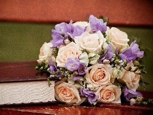 rouge, Book, bouquet