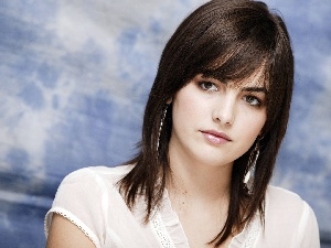 brunette, girl, Camilla Belle, Beauty