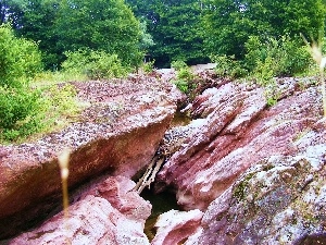 canyon, Bulgaria, Red