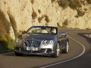 bumper, headlights, Bentley Continental GTC