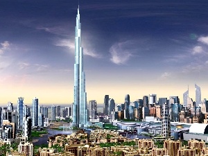 Burj Khalifa, 828m, Dubaj