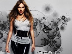 butterfly, belt, Jennifer Lopez, wide