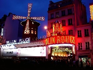 cabaret, Moulin Rouge, Paris