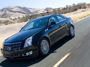 Cadillac CTS, Mountains, Way