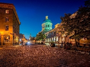 Canada, Quebec, Houses, Street