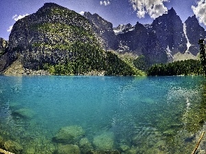 Canada, Banff, lake, Mountains