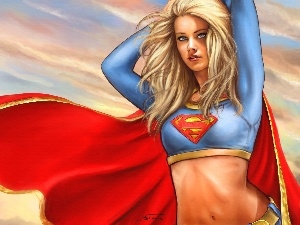 supermen, cape, Women