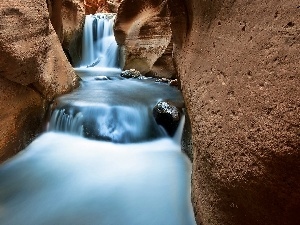 River, cascade, canyon