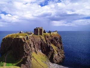 castle, ruins