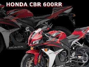 Honda CBR 1000 RR, red hot, motor-bike