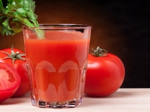 celery, cup, cocktail, tomato
