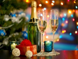 Champagne, New Year