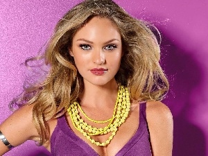 chaplet, make-up, Candice Swanepoel