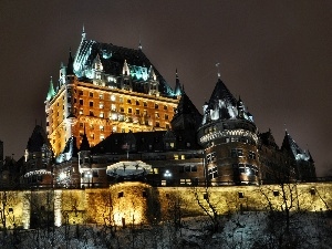 Quebec, Chateau Frontenac, Hotel hall, Canada, Castle