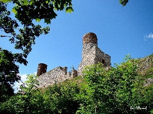 Castle, checiny, ruins