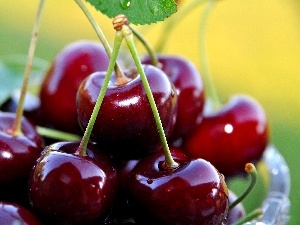 cherries, handful