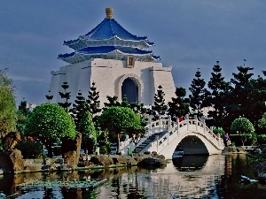 Memorial, Chiang Kai Shek, Taipei, Hall, Taiwan