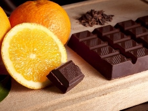 orange, chocolate, robust