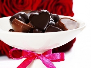 Chocolates, roses, Valentine