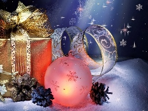 Christmas, ornamentation, Present, bauble