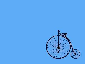 circle, Front, bICYCLE, Big