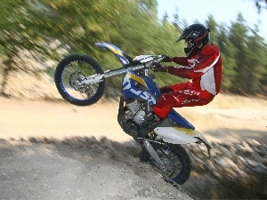 Circle, an, Husaberg FE450, ride