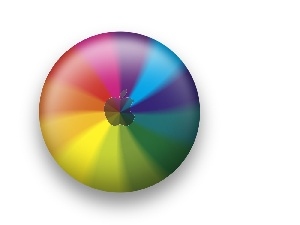 circle, rainbow, logo, Apple