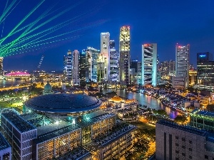 City ​​at Night, Singapur