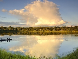 Cloud, Great Rainbows, River, Lodz