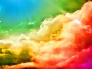 clouds, color
