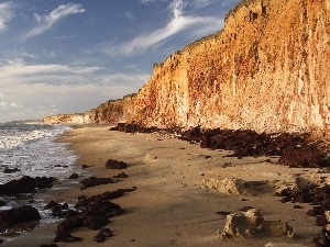 rocks, coast, sea