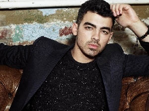 Coat, Sofa, Joe Jonas