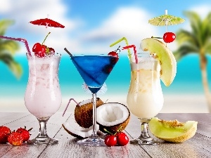 tropics, cocktails, color