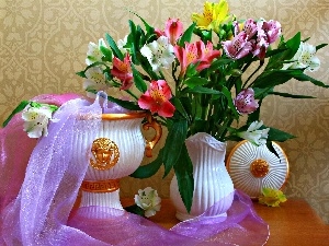 color, vases, beatyfull, Irises, ornamental