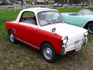 commission, Autobianchi Bianchina, White, Red