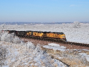 Commodities, Train, winter, snow