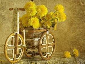 common, puffball, wicker, Bicycle