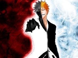 bleach, contrast, Ichigo