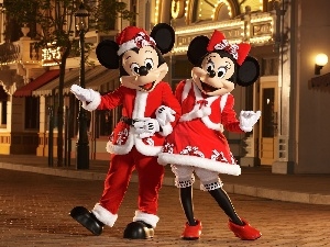 costumes, Christmas, mouse, Miki