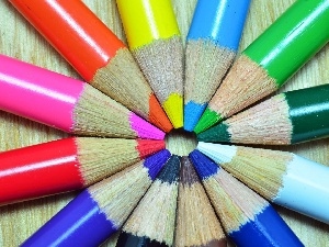 crayons, color